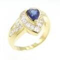 K18YG サファイヤ リング 0.70CT