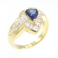 K18YG サファイヤ リング 0.70CT