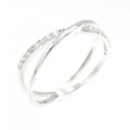 750WG ダイヤモンド リング 0.11CT