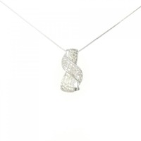 K18WG ダイヤモンド ネックレス 0.50CT