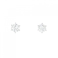【リメイク】PT/ST ダイヤモンド ピアス 0.309CT 0.318CT F SI1 GOOD