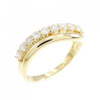 K18YG ダイヤモンド リング 0.34CT