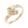 K18PG ダイヤモンド リング 0.119CT