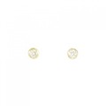 K18YG ダイヤモンド ピアス 0.18CT