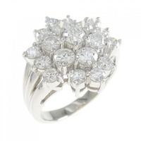 PT フラワー ダイヤモンド リング 2.16CT