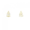 【リメイク】K18YG/ST ダイヤモンド ピアス 0.412CT 0.490CT M VVS2 ペアシェイプ