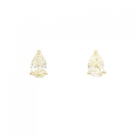 【リメイク】K18YG/ST ダイヤモンド ピアス 0.412CT 0.490CT M VVS2 ペアシェイプ