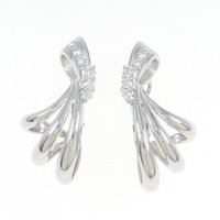750WG/585WG ダイヤモンド ピアス 0.43CT