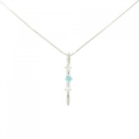 PT 2WAY トルマリン ネックレス 0.07CT