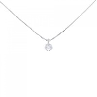 PT ソリティア ダイヤモンド ネックレス 0.32CT