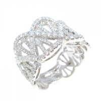 K18WG ダイヤモンド リング 1.05CT