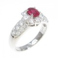 PT ルビー リング 0.52CT