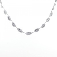 K18WG ダイヤモンド ネックレス 2.36CT