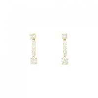 K18YG ダイヤモンド ピアス 0.60CT