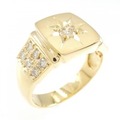 K18YG ダイヤモンド リング 0.50CT