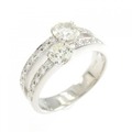 PT ダイヤモンド リング 0.525CT L SI1 VG