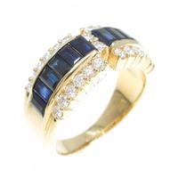 K18YG サファイヤ リング 1.72CT