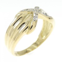 K18YG ダイヤモンド リング 0.03CT