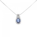 PT サファイヤ ネックレス 0.96CT