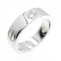 カルティエ ラブ ハーフダイヤ リング