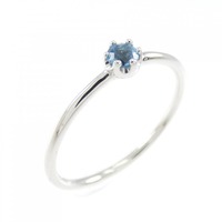 K14WG ブルートパーズ リング