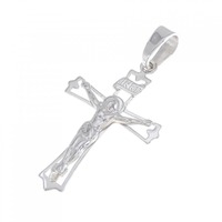 K18WG クロス ペンダント