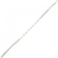 K18WG ダイヤモンド ブレスレット 0.50CT