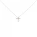 K18YG クロス ダイヤモンド ネックレス 0.21CT
