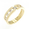 K18YG ダイヤモンド リング 0.28CT