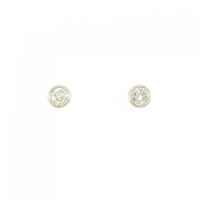 PT ソリティア ダイヤモンド ピアス 0.30CT