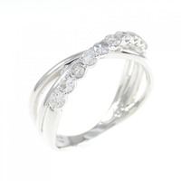 K18WG ダイヤモンド リング 0.4CT