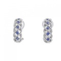 K18WG サファイヤ ピアス/イヤリング 0.22CT