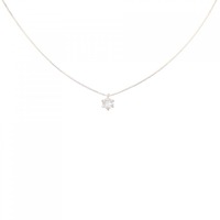 K18YG ソリティア ダイヤモンド ネックレス 0.23CT