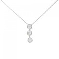 PT ダイヤモンド ネックレス 0.216CT 0.246CT 0.248CT E SI1-2 Good