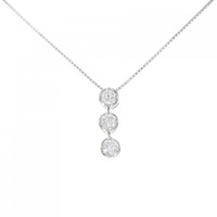 PT ダイヤモンド ネックレス 0.216CT 0.246CT 0.248CT E SI1-2 Good