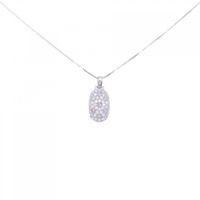 K18WG ピンクダイヤモンド ネックレス 0.21CT