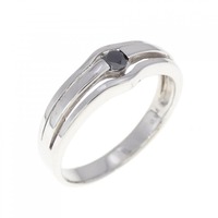 K14WG ダイヤモンド リング 0.14CT