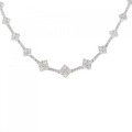K18WG ダイヤモンド ネックレス 6.00CT
