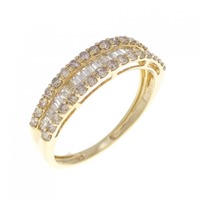K18YG ダイヤモンド リング 0.60CT