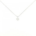 PT ソリティア ダイヤモンド ネックレス 0.182CT