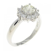 PT フラワー ダイヤモンド リング 0.536CT