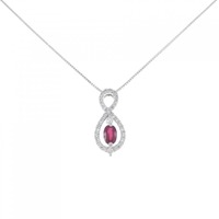 PT ルビー ネックレス 0.51CT