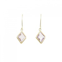 【新品】K18YG アメジスト ピアス