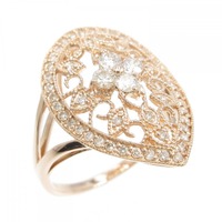 K18PG ダイヤモンド リング 0.50CT