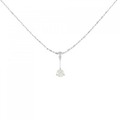 K18WG ダイヤモンド ネックレス 0.20CT