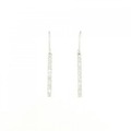 【新品】K18WG ダイヤモンド ピアス 0.20CT