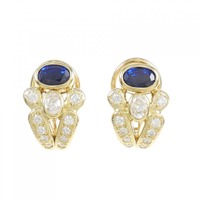 ミキモト サファイヤ イヤリング 1.85CT