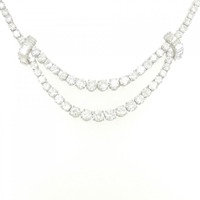 750WG ダイヤモンド ネックレス