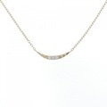 K18YG ダイヤモンド ネックレス 0.02CT