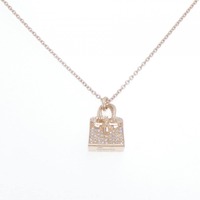 エルメス バーキン ネックレス 0.22CT